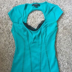 Guess Turquoise Top Sm